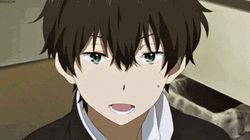 Disgusted Anime Boy Hyouka