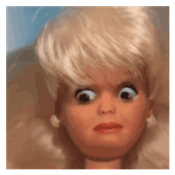 Disgusted Barbie Sticker GIF