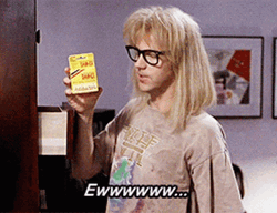 Disgusted Garth Algar Waynes World GIF