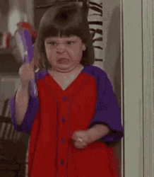 Disgusted Kid Brother Eww GIF