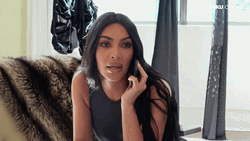 Disgusted Kim Kardashian