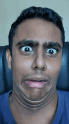 Disgusted Shocked Face GIF