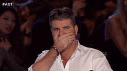 Disgusted Simon Cowell Barfing GIF