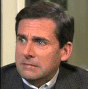 Disgusted Steve Carell