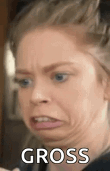 Disgusting Funny Girl Face Gross GIF