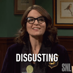 Disgusting Tina Fey Saturday Night Live GIF