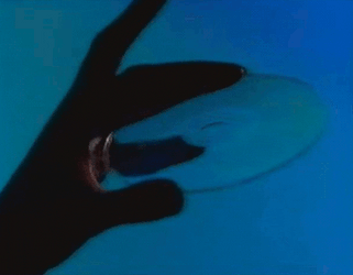 Disk Rainbow Reflection GIF