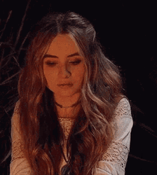 Dismayed Sabrina Carpenter Sigh GIF