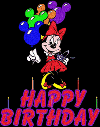 Disney Birthday Balloons Minnie Mouse