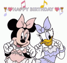 Disney Birthday Minnie Mouse Daisy Duck Happy Dance