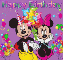 Disney Birthday Party Balloons Mickey And Minnie Mouse