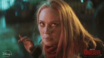 Disney+ Daredevil Ad Woman GIF