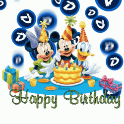 Disney Happy Birthday Cake GIF