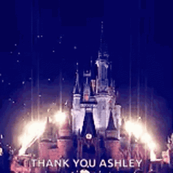 Disney Happy Birthday Fireworks GIF