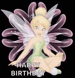 Disney Happy Birthday Tinkerbelle GIF