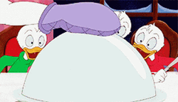Disney Huey, Dewey And Louie Christmas Turkey GIF