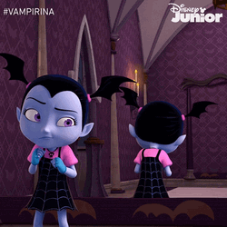 Disney Junior Vampirina Scary Face GIF