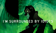 Disney Lion King Scar Boss Stupid People Hyenas  GIF