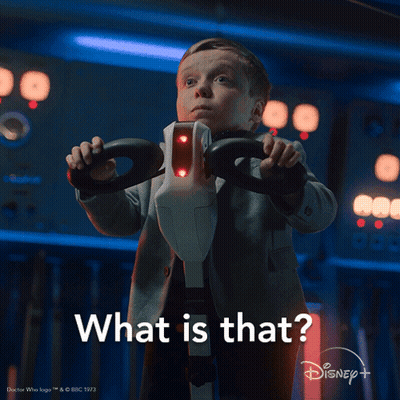 Disney Little Boy Pointing Up What Is That GIF