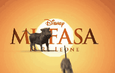 Disney Logo With Warthog And Cat GIF