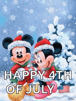 Disney Mickey Happy 4Th Of July GIF