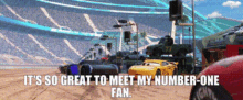 Disney Pixar Cars Number 1 Fan GIF