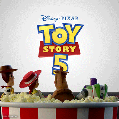 Disney Pixar Toy Story 5 Poster Woody Jessie Buzz Lightyear GIF