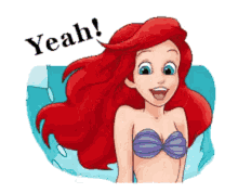 Disney Princess Ariel The Little Mermaid Movie GIF - GIFDB.com