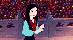 Disney Princess Mulan Turned Around And People Bow