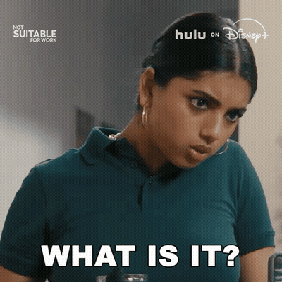 Disney Woman Saying What Is It GIF