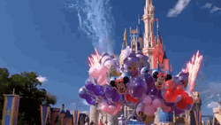 Disney World Mickey Mouse Balloons GIF