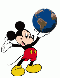 Disney World Mickey Mouse Globe GIF