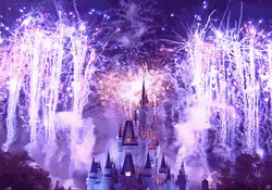 Disney World Purple Fireworks GIF