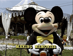 Disney World Vintage Mickey Mouse Making Memories GIF