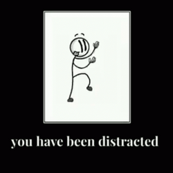 Distracted By Stickman Dancing GIF