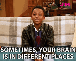 Distracted Mind Showed Different Places GIF