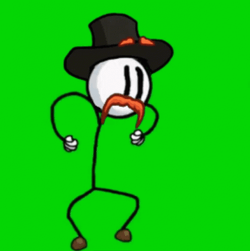 Distraction Dance Henry Stickmin With Hat Mustache GIF