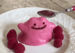 Ditto Gelato Strawberry Jelly Cute Poke GIF