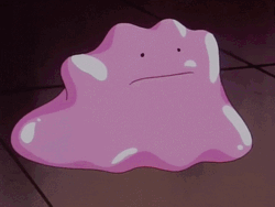 Ditto Sad Jelly Pokemon Melting Floor