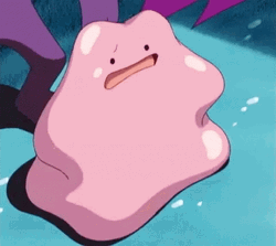 Ditto Sad Worried Melting Down Pokemon GIF