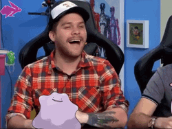 Ditto Sticker I Love Pokemon Gamer Quote GIF