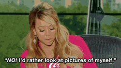 Diva Mariah Carey Looking At Her Pictures GIF