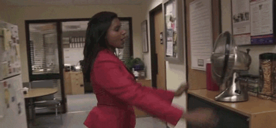 Diva Use Office Fan GIF