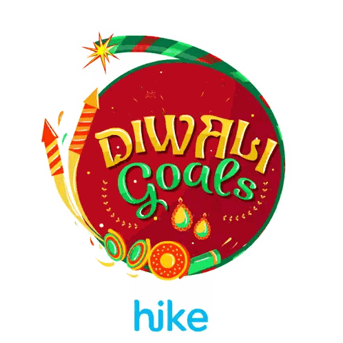 Diwali Goals Circle Sticker