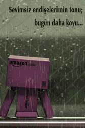 DIY Amazon Robot Box Soaked In Rain GIF