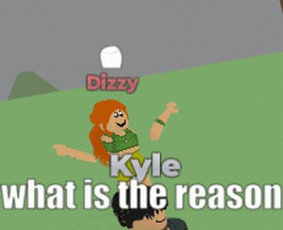 Dizzy And Kyle Standing In Field GIF