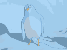 Dizzy Penguin Animation GIF