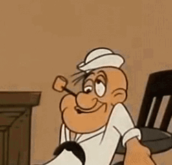 Dizzy Popeye Crazy Eyes GIF