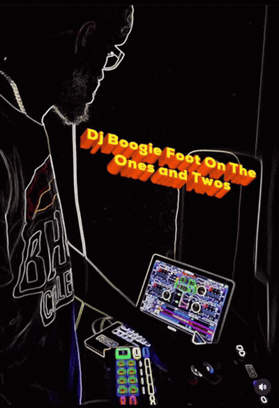 DJ Boogie Foot On Ones And Twos GIF