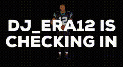 DJ Era12 Checking In With Football Player GIF